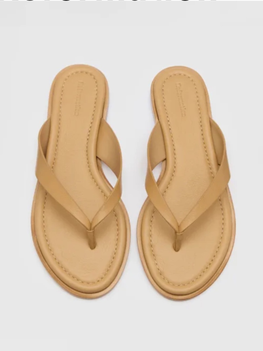 Reformation Jessie Thong Leather Sandal